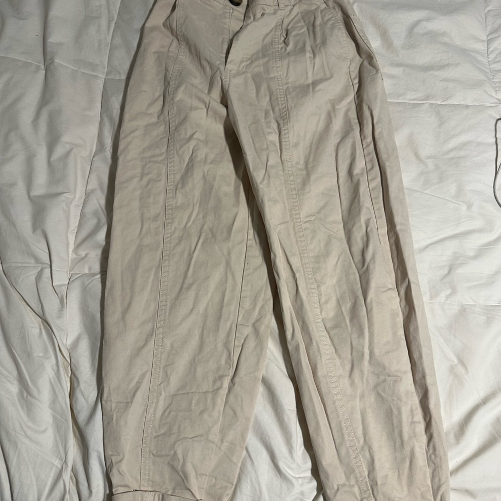 ZARA slouchy pleated pants